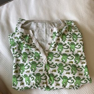 Roller Rabbit green monkey pajamas